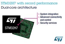New STMicroelectronics’ STM32H7 Microcontrollers combine dual-core performance with rich feature integration
