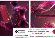 Motorola launches smartphone in Pantone Colour, Motorola edge 30 fusion in Viva Magenta