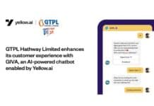 GTPL Hathway Limited enhances its customer experience with GIVA, an AI-powered chatbot enabled by Yellow.ai
