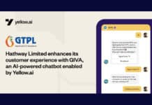 GTPL Hathway Limited enhances its customer experience with GIVA, an AI-powered chatbot enabled by Yellow.ai