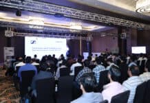 Sennheiser exhibited TeamConnect Ceiling Medium plugin for enhanced meetings