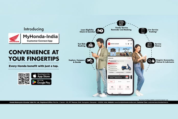 Honda Motorcycle & Scooter India launches all-new ‘MyHonda-India’ mobile app